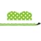 Teacher Created Resources Lime Green & White Polka Dot Magnetic Borders, 24ft.
